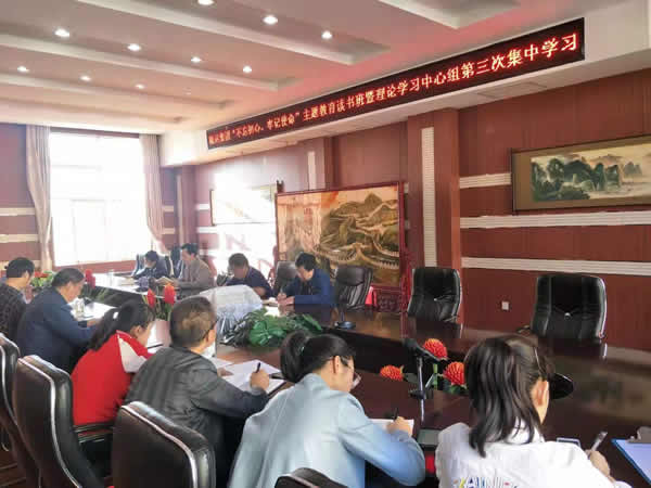 隴運(yùn)集團(tuán)公司召開“不忘初心、牢記使命”主題教育讀書班暨理論學(xué)習(xí)中心組第三次、第四次集中學(xué)習(xí)會議