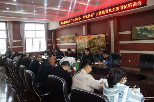 隴運集團公司召開“不忘初心、牢記使命”主題教育黨支部書記培訓會